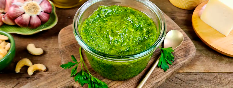 Pesto de castanha de caju